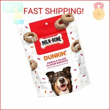 Milk-Bone Dunkin' Vanilla Glaze Flavor Dog Biscuits with Other Natural Flavors,