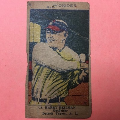1923 Detroit Tigers OF Harry Heilman W515-2, Little Wonder  #18 