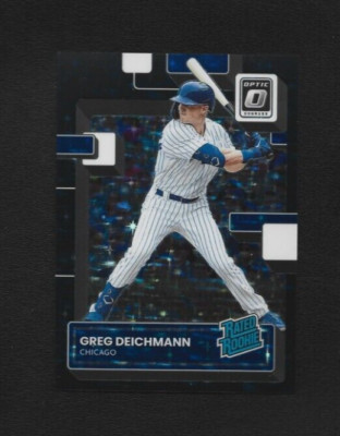 2022 Panini Donruss Optic Greg Deichmann #45 Black Stars Prizm 128/149 - Cubs