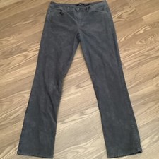 Tommy Hilfiger Pants Womens 8 Corduroy Straight Stretch Gray Casual City Ladies