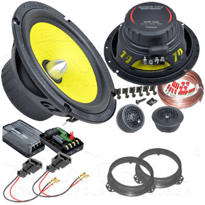 GROUND ZERO LAUTSPRECHER für AUDI A4 B8 / 8K 2007-2009 Heck Hinten 150W #ABQG