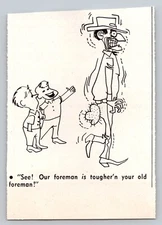 1960 Print Cartoon Illustration See! Our foreman is tougher Cactus