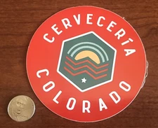 Denver CERVECERIA BREWERY BEER STICKER Colorado Brew Brewing Decal Craft CO
