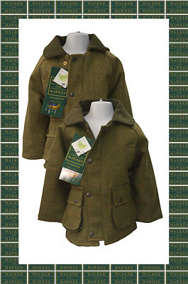 Walker & Hawkes Kids Derby Tweed Hunting Country Jacket Coat Kids Light Dark