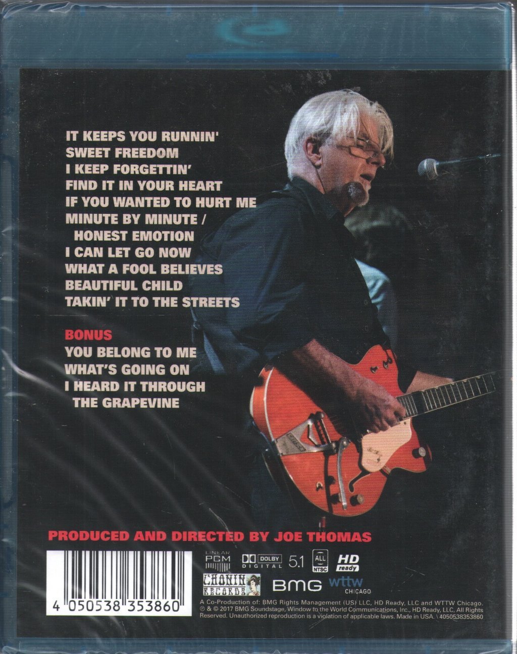 Michael McDonald Live On Soundstage bluray USA BMG Soundstage 2017 Blu