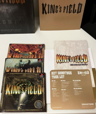 King's Field DARK SIDE BOX From Software 20th Anniversary limited