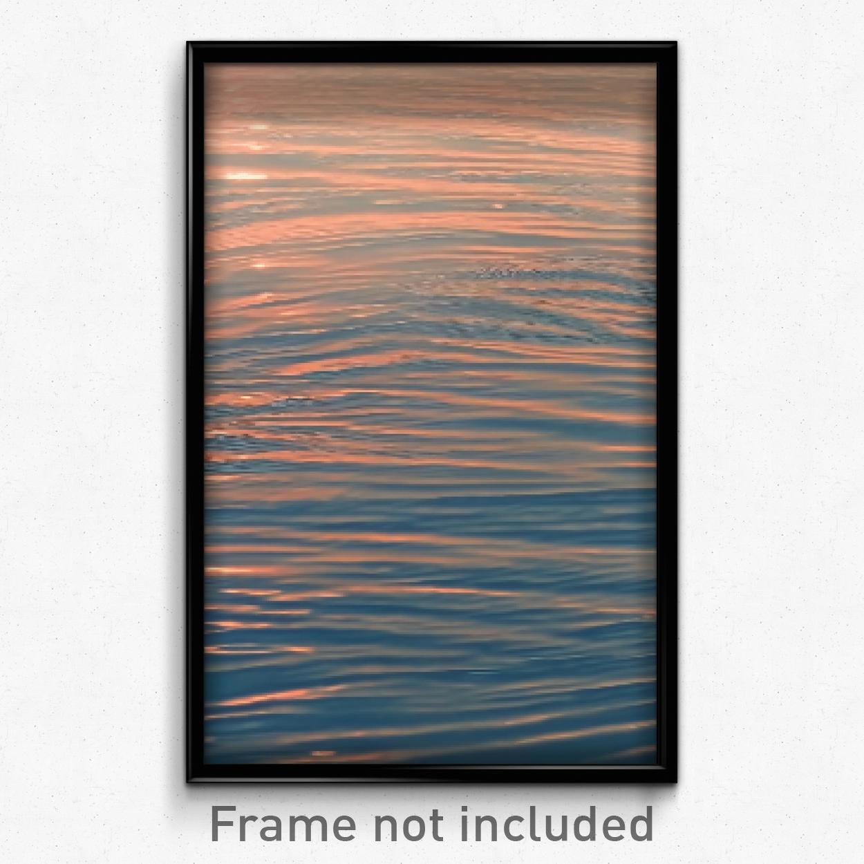 8-Bit Psychedelic Glossy Pixel Art Poster - Trippy Backwater Video Game Print