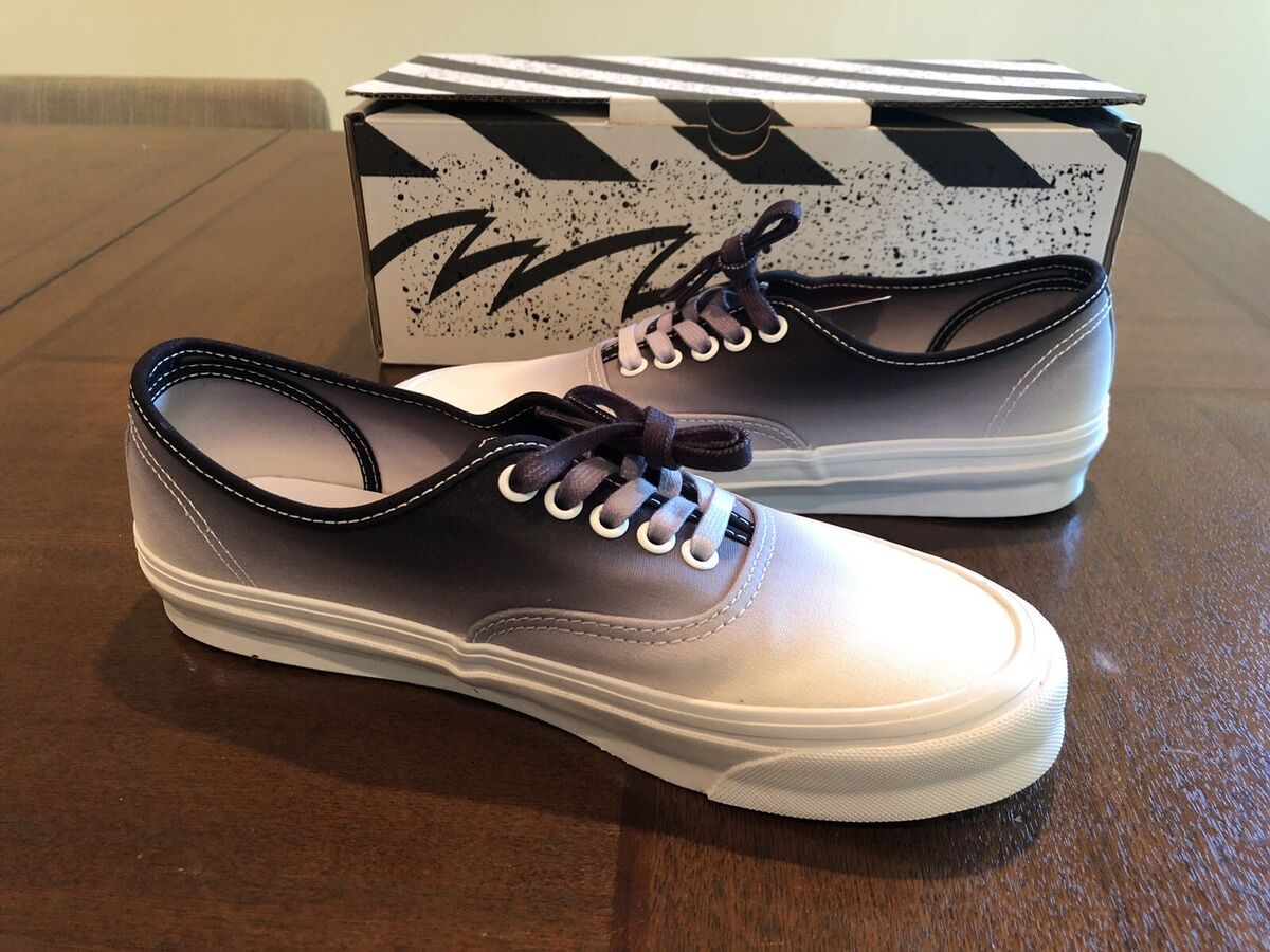 VANS Vault OG Authentic LX Dip Dye Black White VN0A4BV9B4R1 VANS Vault OG Authentic LX Dip Dye Black White VN0A4BV9B4R1