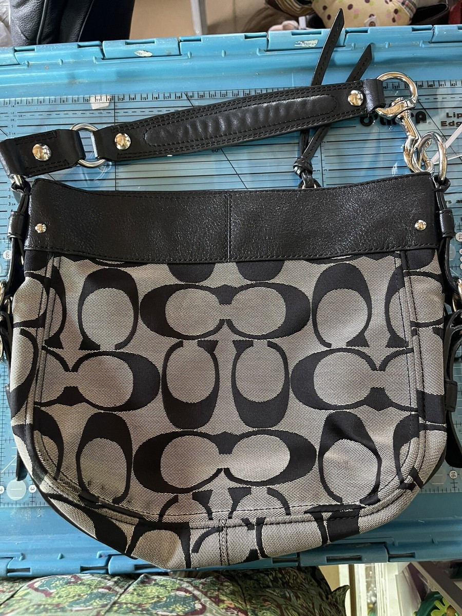 Authentic COACH Signature Zoe Brown Hobo Shoulder Bag Purse Authentic COACH Signature Zoe Brown Hobo Shoulder Bag Purse