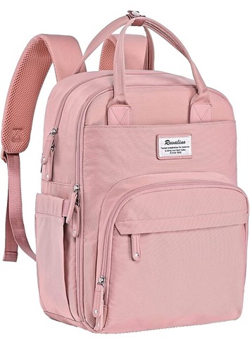 Jollito Quilted Pink Gray Diaper Bag / Backpack w/ Multiple  display picture 2