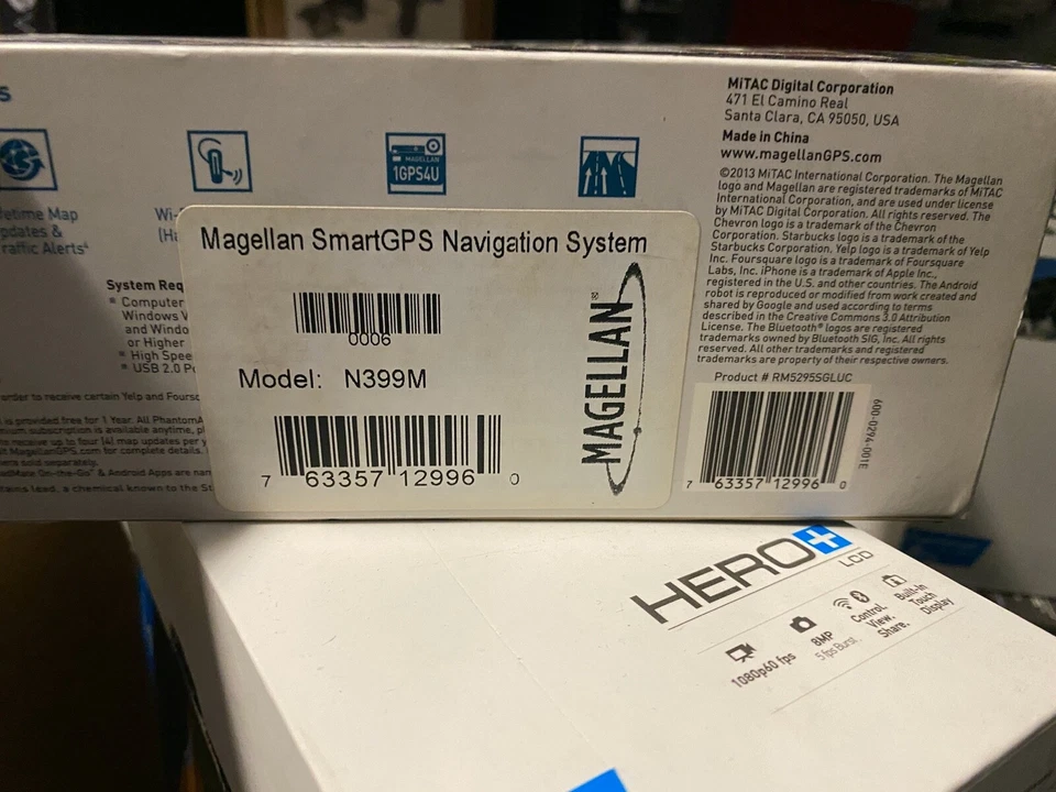 NEW Magellan SMARTGPS NAVIGATION SYSTEM N393M-BLACK - Image 3 of 4