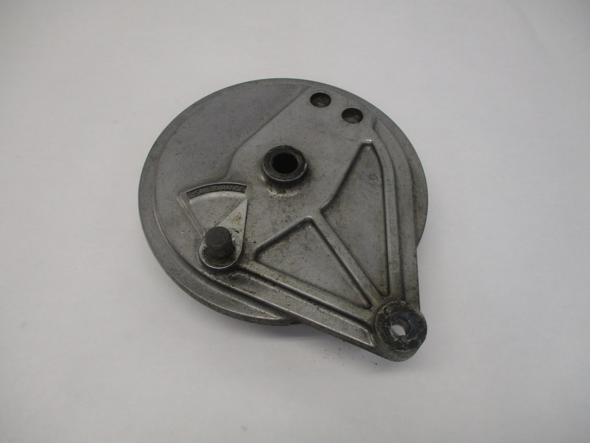 74 KAWASAKI KZ400 D KZ 400 D REAR BRAKE PANEL BRAKE SHOE BRAKE