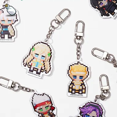 MapleStory ALL Characters Pixel Art Acrylic Keychain NEXON