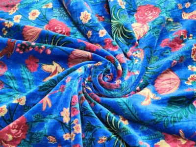 cotton velvet dress fabric 100% Cotton Velvet Dark Orange Fabric 54" wide [246]