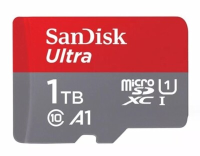 SanDisk, Sony, 1TB Micro SD Handy Speicher Karte, Adapter