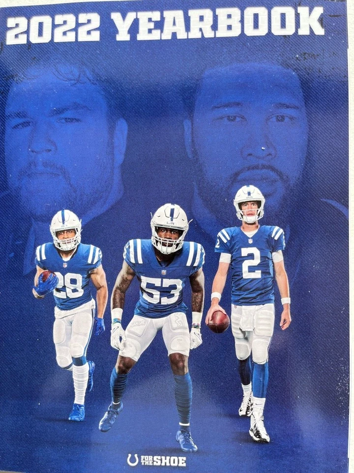 2022 INDIANAPOLIS COLTS YEARBOOK NFL PROGRAM SUPER BOWL 57 ? 200 PAGES 2022 - Image 2 of 2