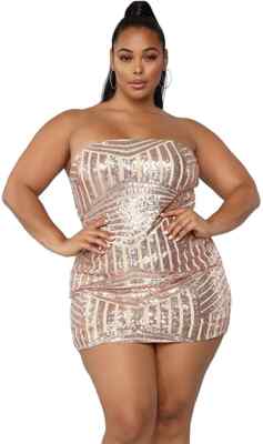 green emerald velvet dress Poly USA W1128 Plus Size Long Sequin V-Neck Dress main image 1