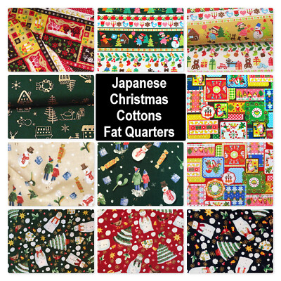 Japanische Weihnachten Baumwolle Cosmo Textilien Sevenberry Quilten Handwerk Schneiderei