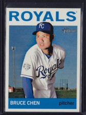 2013 TOPPS HERITAGE BRUCE CHEN #66 ROYALS