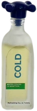 Cold By United Colors of Benetton For Men Miniature EDT Cologne Splash 0.18oz