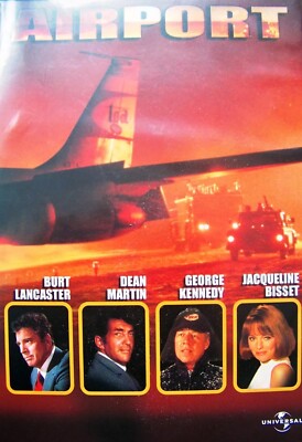 1 x DVD Airport Burt Lancaster Dean Martin Jacqueline Bisset