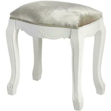 Florence Shabby Chic Dressing Table Stool Bedroom Stool Upholstered and wood 