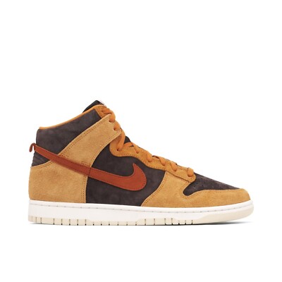 Nike Dunk High Retro PRM - Dark Russet - Größe 44,5