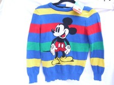 Disney 100 Target Exclusive Mickey Mouse Kids Unisex Retro Sweater PICK YOUR SI