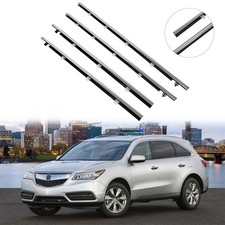 4x Front Rear Door Window Seal Belt Molding For Acura Tsx 2004-2008 4x Front Rear Door Window Seal Belt Molding For Acura Tsx 2004-2008