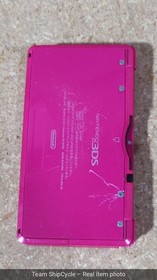 CLEAN Nintendo 3DS Glossy Pink Handheld Console System USA Version W Sty G2U