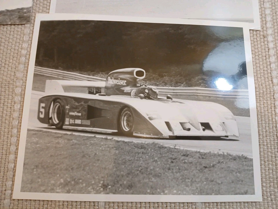 Lote de fotografías en blanco y negro 8x10 INDY CARS & motocles -mg3 Foto 2 de 4