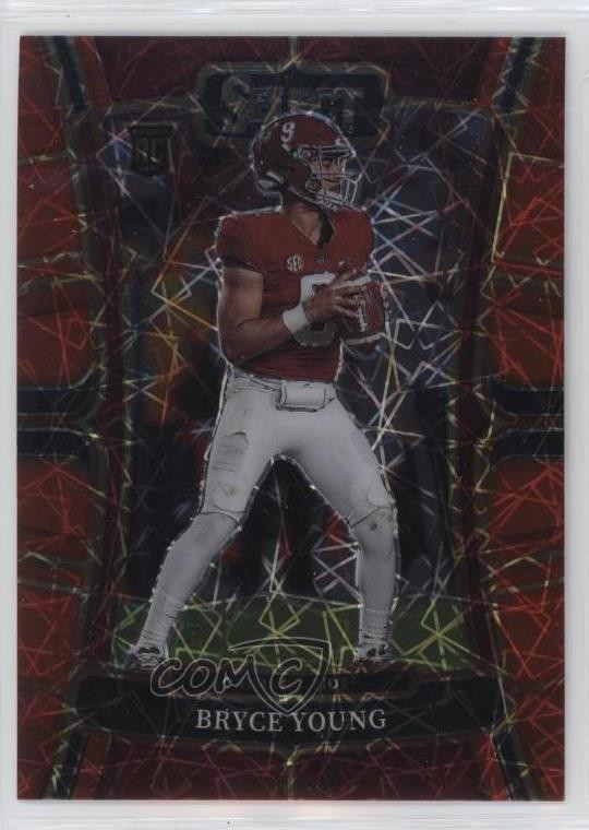 2023 Select Draft Picks Concourse Red Lazer Prizm Bryce Young #1 Rookie RC 1hn2