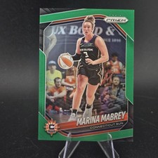 Marina Mabrey 2025 Panini Prizm WNBA Green Prizm Card #18 Connecticut
