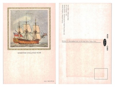 Postkarte - Maritim England Jahr 1982 Benham Segelschiff Kunst UNBESPIELT