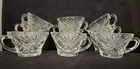 ✨ Vintage Anchor Hocking Prescut Clear Punch Cups Set of 12 Starburst
