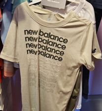 New Balance Boys 3 PC Set Graphic Logo Crew Neck Tees and Shorts Set Size 12