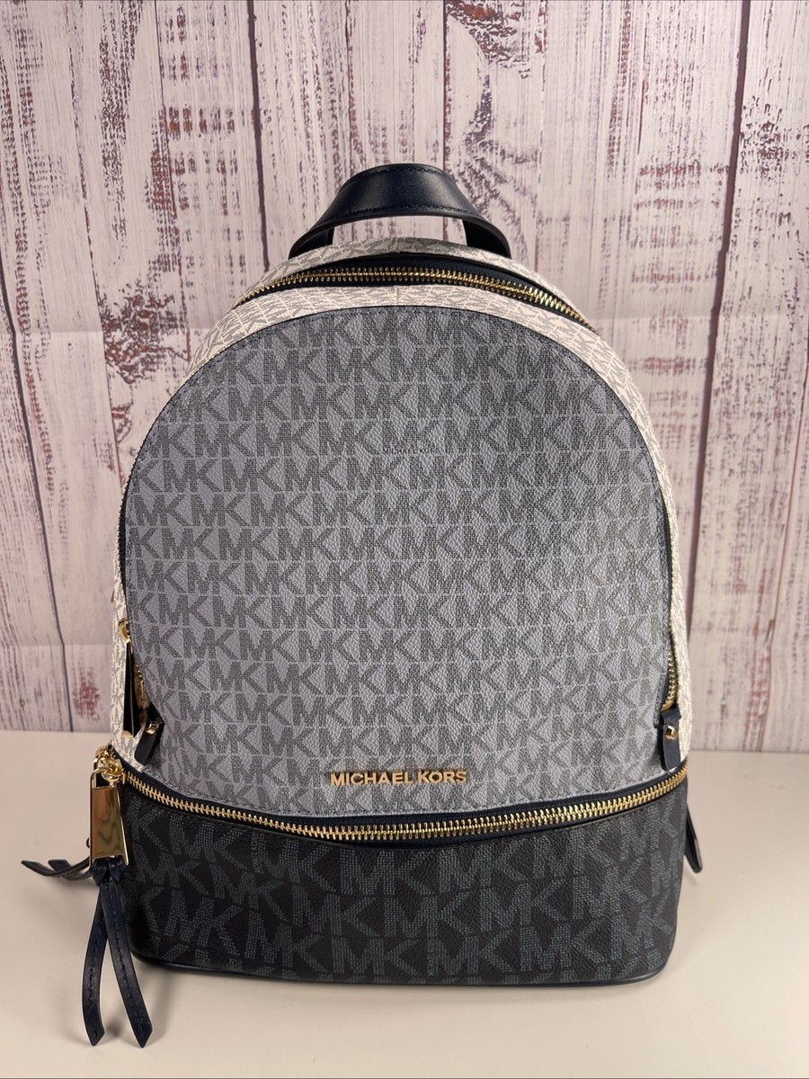 Hotel Kalinga Michael Kors Rhea Backpack Blue Mk Black Backpack