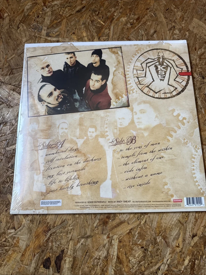 KILLSWITCH ENGAGE - ALIVE OR JUST BREATHING   VINYL LP NEU OVP - Bild 2 von 2