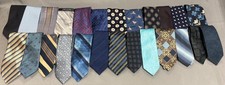 25 Lot Men's DESIGNER Silk Neck Ties Lot Wembley Bergamo Harve Benard Kailong