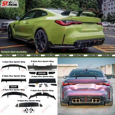 A/B/C/D/E/F/G Style Carbon Fiber Rear Spoiler Wing New For BMW M3G80 M4G82 21-26