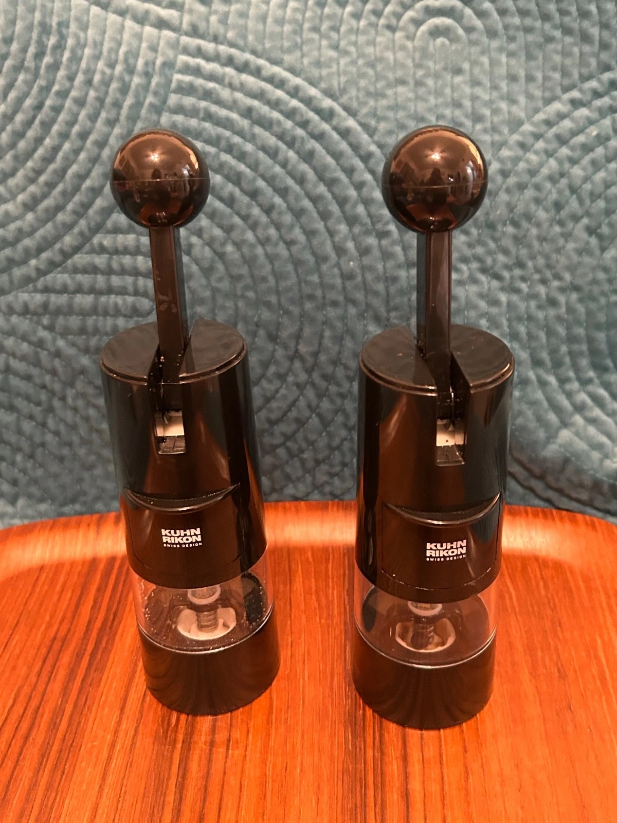 Kuhn Rikon Adjustable Ratchet Salt & Pepper Grinder with Ceramic Mechanism -2