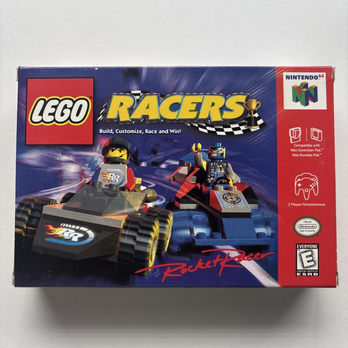 Lego Racers Nintendo 64 N64 Rocket Racer CIB Complete Tested