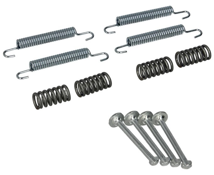 Parking brake shoe mounting kit for Opel Admiral A