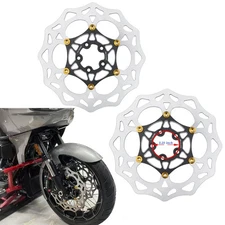 Black13.5" Floating Front Brake Rotor for Harley 2024-later Street Glide FLTRX