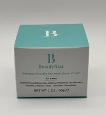 NEW NIB BeautyStat Universal Pro-Bio Moisture Boost Cream Travel Size 30ml/1oz