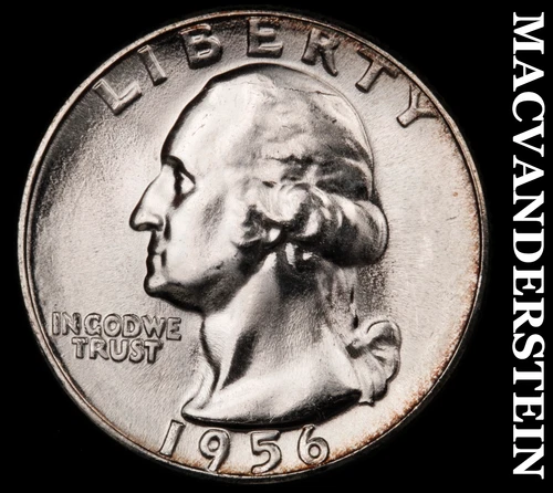 1956 Washington Quarter- Choice Gem Brilliant Uncirculated++++ Luster #G6741