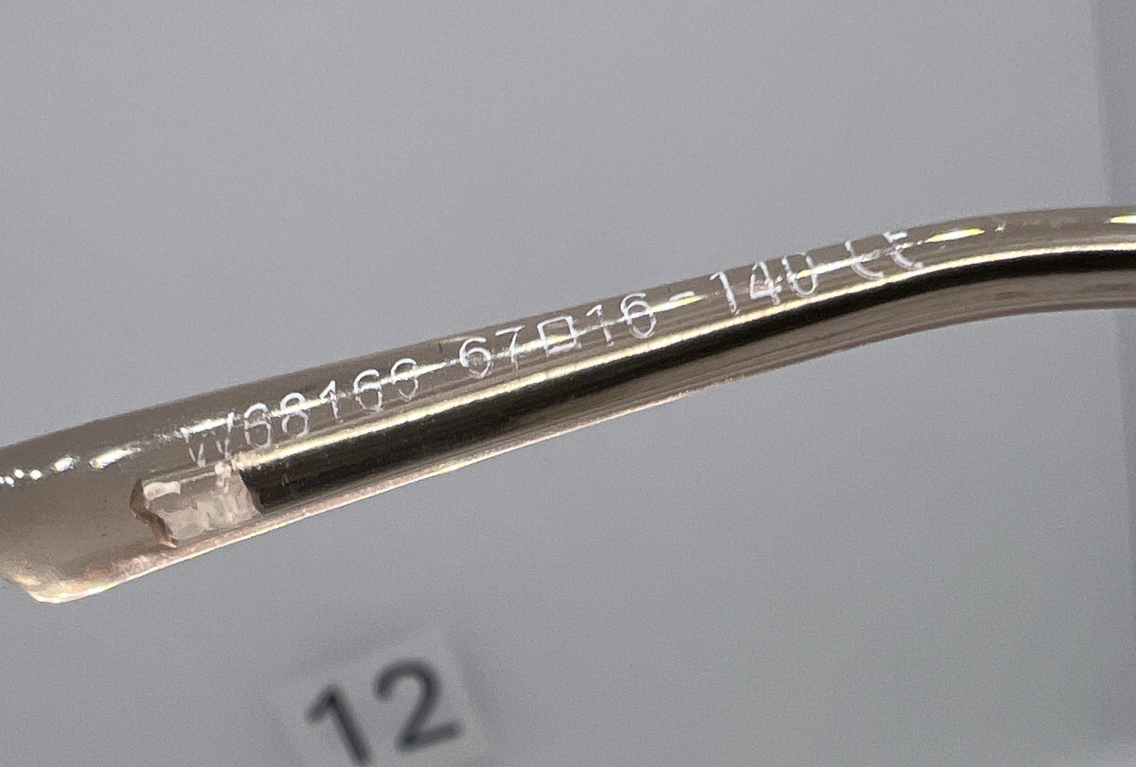 Pink Transparent Rectangular Sunglasses Slim Meta… - image 8