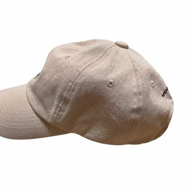 WooYoungMi WYM Logo Baseball Cap, Beige, One Size, Pre-Owned