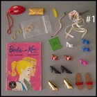🤩#1 LOT Barbie Friends Shoes Glasses Jewelry Accessories Japan Vtg 1960s+🎁