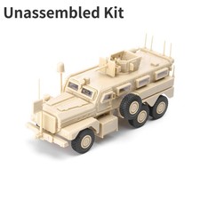 1/72 COUGAR 6x6 MRAP Sd.Kfz.7 Half-Track Unassembled Model Military Craft Scene